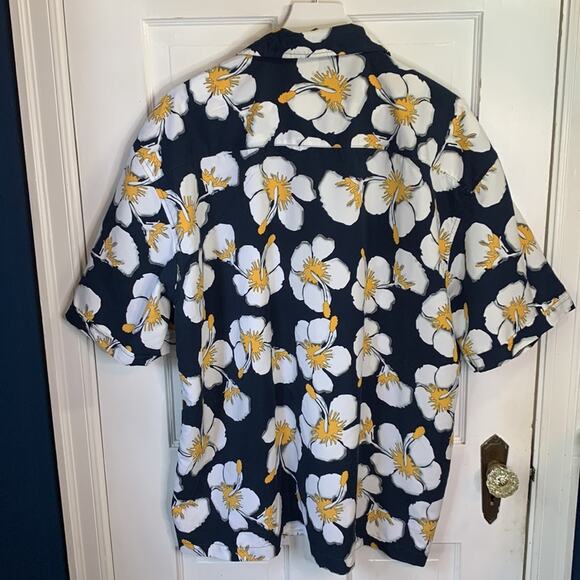 Burnside Aloha Hawaiian Tropical Tiki Floral Print Button Shirt M-090 Sz XL - Picture 6 of 7